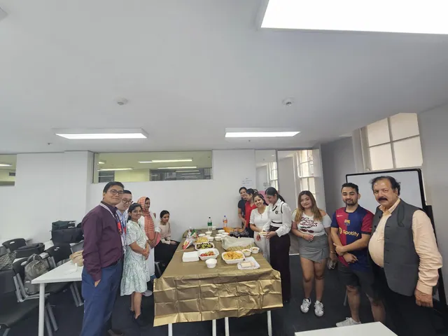 SMIC community members at an end of term celebration — photo 3