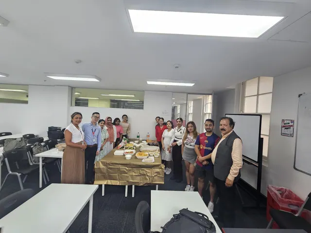 SMIC community members at an end of term celebration — photo 4