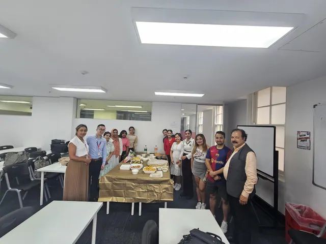 SMIC community members at an end of term celebration — photo 5