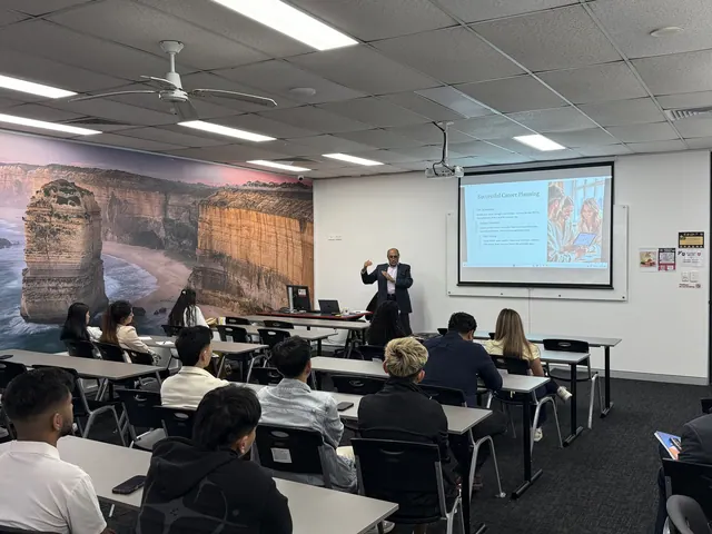 Students attending a SMIC Career Hub session — photo 5