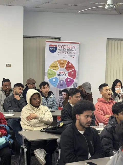 Students attending a SMIC Career Hub session — photo 13