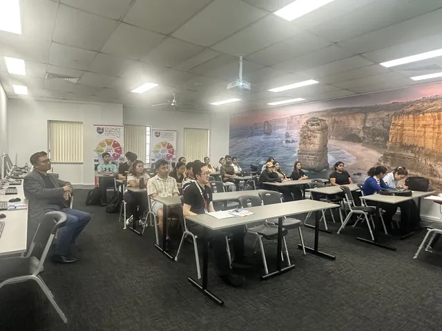 Students attending a SMIC Career Hub session — photo 53