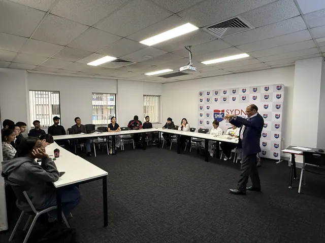 Students attending a SMIC Career Hub session — photo 57