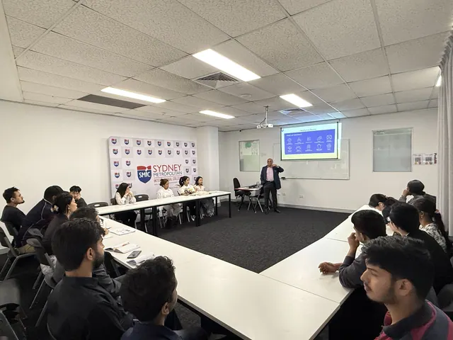 Students attending a SMIC Career Hub session — photo 59