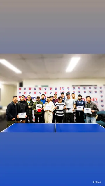 Students taking part in the SMIC table tennis competition — photo 13