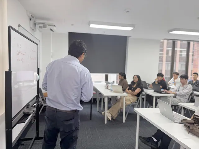 Students attending a special lecture session at SMIC — photo 3