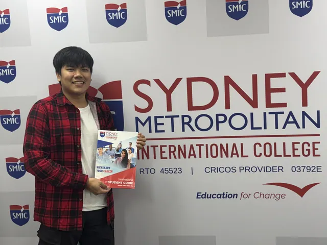 SMIC students and staff posing for a group photo — photo 13