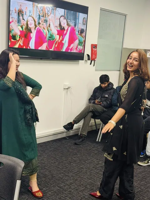 The SMIC community taking part in the Teej celebration — photo 8