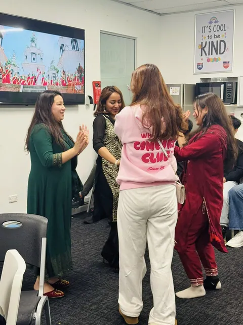 The SMIC community taking part in the Teej celebration — photo 9