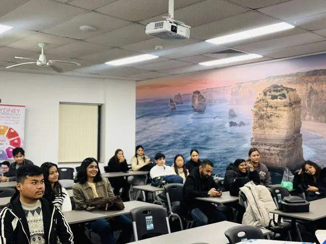 The SMIC community gathering at a welcome party — photo 3
