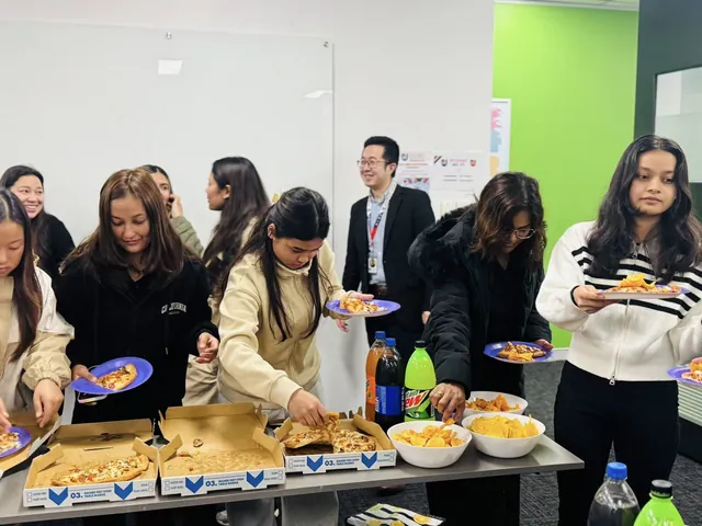 The SMIC community gathering at a welcome party — photo 5