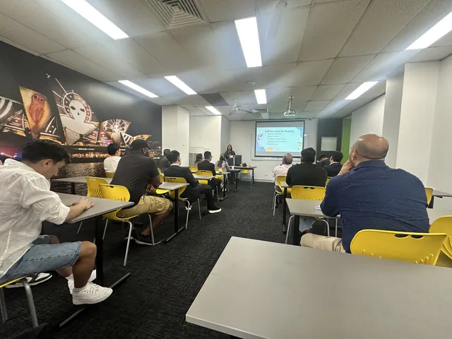 Students attending a World Mental Health Day session at SMIC — photo 3